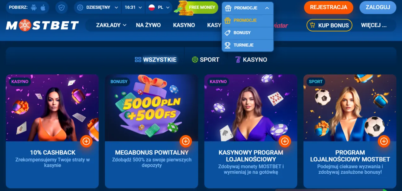 Bonusy Mostbet jako narzędzie marketingowe